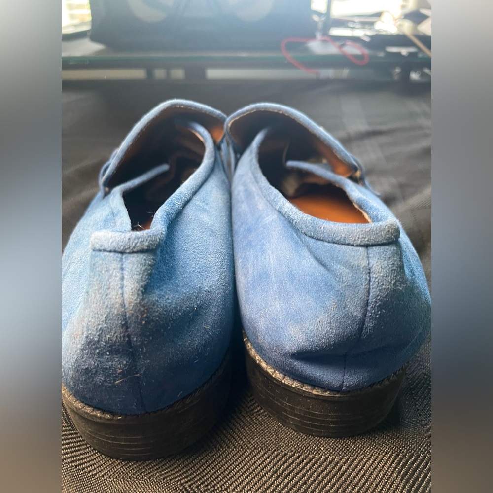 Giorgio Brutini Men's blue Loafers Shoes size : 9.5 - Picture 4 of 6